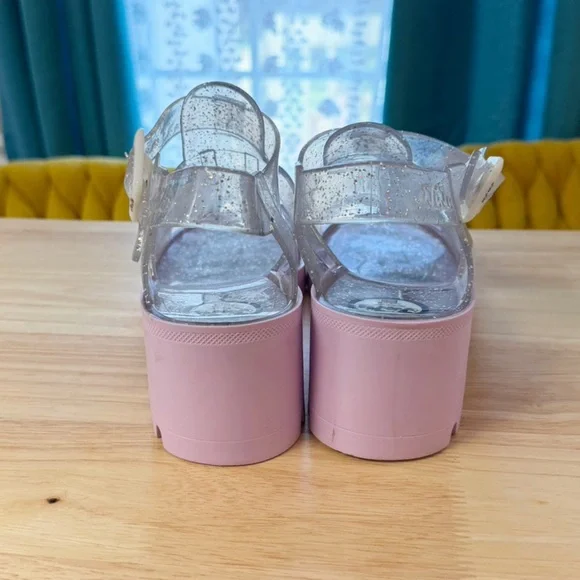 JuJu Northampton glitter chunky heel sandal size 8 - Picture 4 of 10